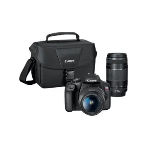 Canon - EOS Rebel T7 DSLR Video Two Lens Kit